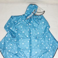 Jas hujan wanita jas hujan poncho GRC polkadot 8033