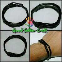 Gelang AKAR BAHAR HITAM LENTUR MINI ORIGINAL