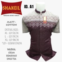 KEMEJA MUSLIM PRIA BAJU KEMEJA KOKO MUSLIM PRIA ELEGAN M120