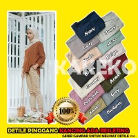 Celana Kerja Wanita - Baggy Pants - Celana Katun - Celana Panjang