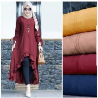 Baju Muslim Tunik Gamis Syari Murah Dress Muslimah Cewek Terbaru Keren
