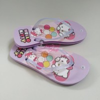 Sandal Karakter Wanita Motif Hello Kitty Pink Lucu Sendal Jepit Rumah