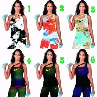 BEST MODEL pabrik baju fitness zumba renang stelan NIKE FIT ONE SHOUL