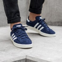 SEPATU ORIGINAL ADIDAS CAMPUS NAVY NUBACK