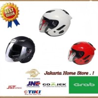 Helm KYT Galaxy Slide Solid Double Visor - Putih