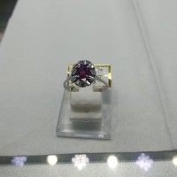 cincin lady diana ruby merah kombinasi berlian