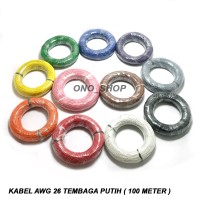Kabel AWG 26 Tembaga Putih ( 100 meter )