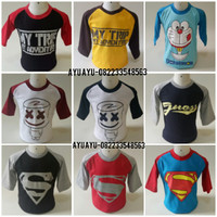HG-KAOS ANAK RAGLAN COUPLE KARAKTER LENGKAP