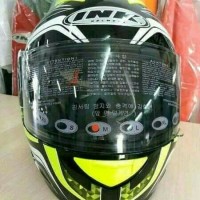 HELM FULL FACE INK CL-MAX SERI 5 YELLOW FLUO
