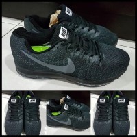 READY SEPATU LARI RUNNING JOGGING GYM NIKE ZOOM ALL OUT FULL BLACK
