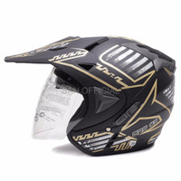HELM RETRO HELM KYT HELM INK WTO Helmet Pro Sight Cross Hitam Doff Go
