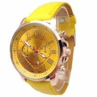 Geneva 263 Jam Tangan Wanita Analog Warna Kuning