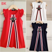 BAJUKIDDIE GC BEE DRESS . gaun baju anak perempuan branded pesta impor