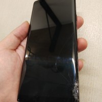 Lcd samsung note 8 original minus retak kaca