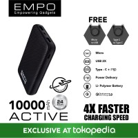 EMPO ACTIVE 10000mAh Power Bank Quick Charge 3.0 + PD Power Delivery B