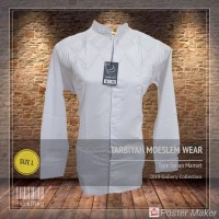 Baju Koko Tarbiyah Lgn Panjang Putihan Edisi 0402