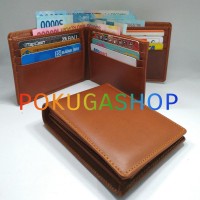dompet kulit pria jenis sapi pull up premium tan exclusive
