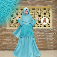 Baju Busana Muslim Wanita Gamis Syari Pesta Anak Rafania Maxm Terbaru