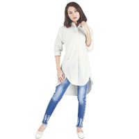 BAJU ATASAN KEMEJA WANITA CANTIK ORI DISTRO CATENZO BANDUNG (DI 090)