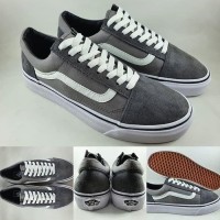 Dijual Sepatu Kets Vans Old Skool Classics Dark Grey Abu Limited