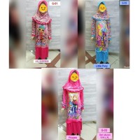 Gamis / Muslim Anak Karakter LOL Surprise, Little Pony & Frozen