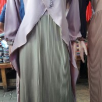 gamis plisket