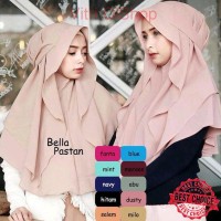 HIJAB KERUDUNG JILBAB PASTAN PASMINA PASHMINA INSTAN INSTANS BELLA