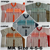 Baju koko anak 3in1 premium design - Setelan muslim lengan pendek