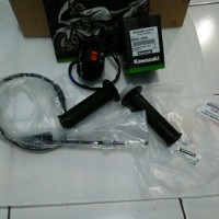 gas spontan ninja rr set handgrip kanan kiri kabel gas Diskon