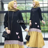 mermaid gamis muslim baju maxi maxy dress busui ibu menyusui hamil