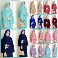 GAMIS PESTA BRUKAT BAJU MUSLIM WANITA REGINA HIJAB