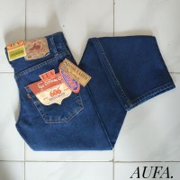 Celana Jeans Pria Lea Levis Wrangler Biru Stone Reguler Premium Murah