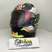 KYT - NFR Hexagon yl - Full Face, Double Visor, helmet, helm, Pin Lock