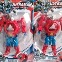 #Aksesoris Jam tangan anak laki laki Ultraman robot