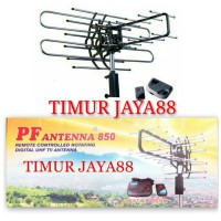 Antenna Antena Tv outdoor dengan remote dan booster + kabel PF 850
