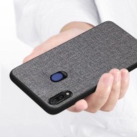 SAMSUNG GALAXY M10 M105 DENIM JEANS CASE BUMPER SILICONE COVER CASING