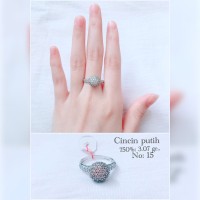 Cincin Emas / Mas Putih 75% Berat 3.070 Gram No.15..