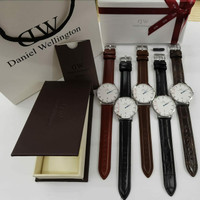DW Daniel Wellington Dapper Silver 38mm Jam Tangan Pria