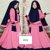 BAJU GAMIS ANAK WANITA RUMANA KIDS USIA 9 - 11 TAHUN