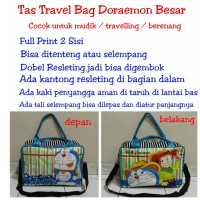 Tas Travel Bag Renang Karakter Doraemon Dora Emon bisa gembok besar