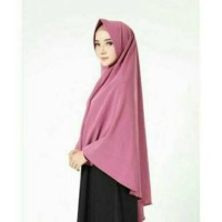 Variasi jilbab khimar jumbo simple pet antem syari kerudung cantik ad