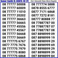 Nomor Cantik XL. Kartu XL. Perdana XL Axiata 4G LTE Super Panca 77777