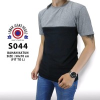 Raglan Polos Pria / Kaos Cowok Lengan Panjang Katun