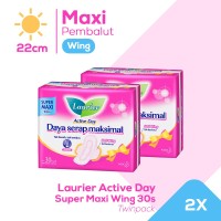 Jual MURAH Pembalut Laurier Active Day Pink Kemasan