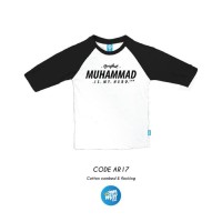 Kaos Anak Muslim Kaos Raglan Anak Original Ammar Kids AR 17 XL-XXL