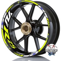 Stiker Velg Sticker Decal Motor Yamaha YZF R25 bisa custom jadi R6 R