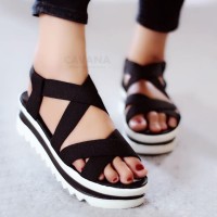 Sandal Wanita Wedges Karet CAVANA SDW248 SPECIAL