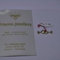 Sangat Laris Anting Bayi Emas 24 Karat Model Toge Berat 1 Gram Untuk
