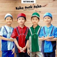 Koko Azka, Fattaya, baju taqwa, baju muslim, setelan koko anak
