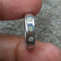 Cincin Berlian cantik 3 mata di jual murah (code GC5590)